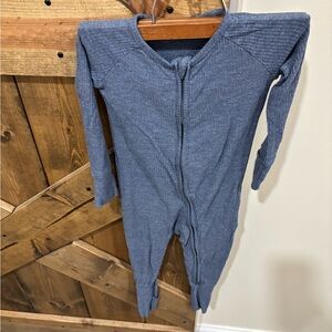 * NOT AVAILABLE *Little Sleepies Cozy Blue Footed One Piece